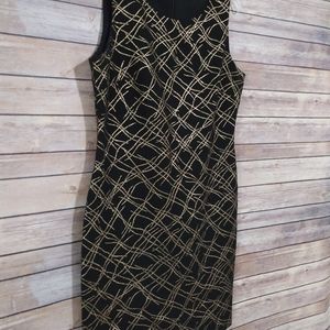 Tommy Hilfiger Gold Foil Dress